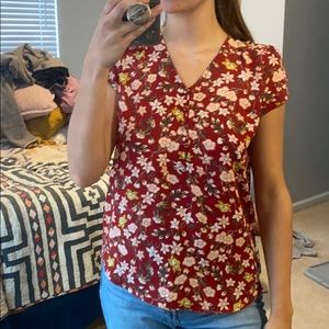 Loft Floral Blouse